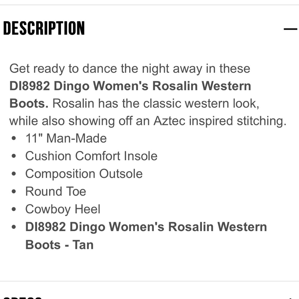 Dingo by Dan Post Rosalin Embroidered Western Boots like new condition S… - Picture 3 of 15